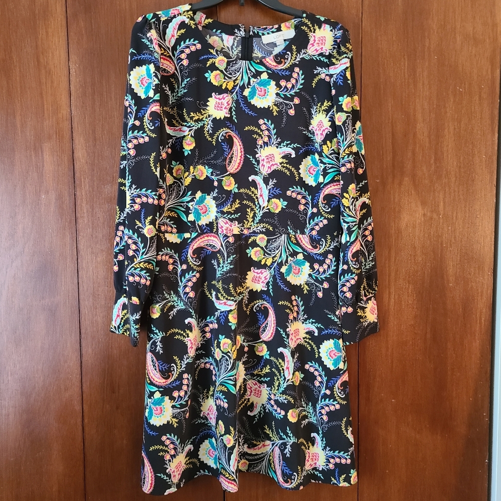 Loft abstract dress